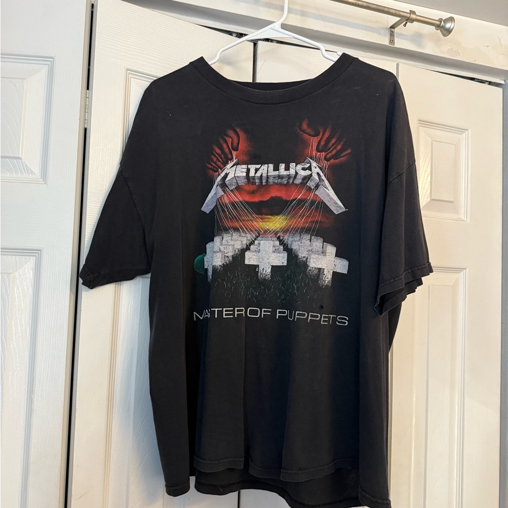 Metallica Master of Puppets XL Vintage Band Tee